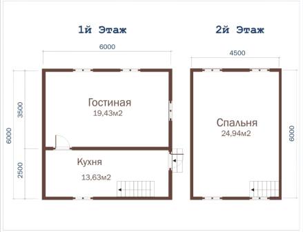 Планировка проекта ДД-13